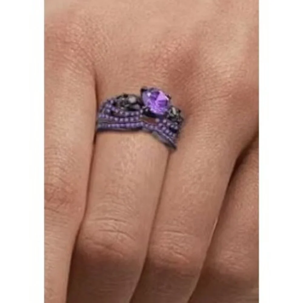 Moon Collection purple sapphire